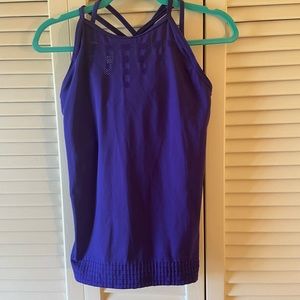 Athleta purple work-out tank top size M.